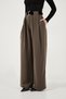 Wide Leg High Waist Wide Leg Belt Detailed Trousers Pants 6923855 - 5