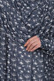 Practical One-Piece Floral Patterned Sleeves and Removable Headscarf Lycra Hijab Prayer Dress 990-0201 - 7