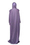 Practical One-Piece Sun Patterned Sleeves and Removable Headscarf Lycra Hijab Prayer Dress 990-0302 - 3