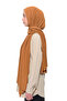 Ready Practical Interlocking Luxury Organic Plain Combed Shawl Evenly Aligned Tan - 5