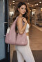 Pleated Gym Bag, Waterproof Fabric Gym Bag, Shoulder Bag, Multi-Pocket Gym Bag - 5