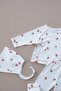 Bell Printed Pure Hug Series Double Breasted 3-Piece Suit - 2