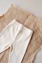 Cream Waist and Leg Lace Leggings - 3