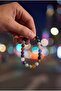 Chakra Natural Stone Men's Bracelet EBLK-486 - 3