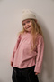 Pink Embroidered Oversized Long Sleeve T-Shirt - 5