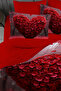Valentine's Day Double Duvet Cover Set 100% Cotton Satin Big Love - 4