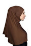 Ready Turban Practical Scarf Hijab Hijab - Prayer Cover (XL) - Chocolate - 3