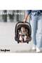 3 in 1 Baby Carry Cot for Newborn with Canopy, Adjustable Handle, 3 Point Safety Belt (Brown) - 8