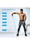 Portable Exercise 11Pcs Resistance Band Set Stackable Up to 150 Lbs - 3