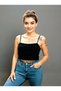 Thin Straps Crop Cotton Combed Cotton Fabric Women's Blouse Bustier - 2