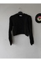 Women's Thessaloniki Knitted Long Sleeve Crew Neck Knitwear Short Sweater - 4