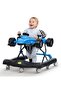 F1 Baby Walkers for 6-18 Month Baby, Push Walker for Kids with 3 Height Adjustable (Blue)
