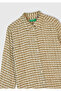 Women's beige 100% viscose patterned shirt - 2
