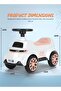 Cruzo Ride On Push Car with Smooth Wheels Music Light Storage for Toddlers 1–3 Years Pink - 7