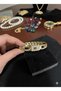 316L Stainless Steel Zircon Stone Women's Handcuff Bracelet - 3