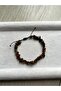 Cat's Eye Stone Adjustable Rope Bracelet / Anklet