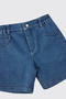 Baby Boy Indigo Denim Shorts - 3