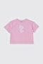Baby Girl Short Sleeve Pink T-Shirt