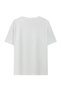 HEART YELLOW FLOWER PRINT OVERSIZE CREW NECK T-SHIRT - 2
