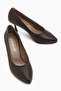 Kiara Genuine Leather Brown Women's Heeled Shoes Stiletto - 4
