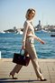 Women's Knitted Detailed Midi Shoulder Bag with Textured Design and Large Volume for Daily Use - 3