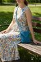 Envelope Knitted Bag Blue Turquoise / Hand Knitted Bag / Handmade Bag / Summer Bag / Women's Shoulder Bag - 3