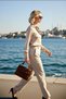 Women's Crossbody Mini Shoulder Bag with Plain Patterned Woven Surface, City Style for Daily Use - 3