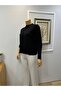 Long Sleeved Tight Underwear Badi̇ Bady Viscos Quality Combed Cotton Black - 2