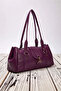 Women's Bowling Shoulder Hand Bag with Accessory Closure, Plain Woven, Stylish for Shoulder and Hand Carrying - 4