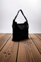 Women's Wrinkled Textured Belt Buckle Ring Detailed Adjustable Strap Pouch Shoulder Bag Casual - 5