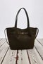 Women's Crossbody Tote Shoulder Bag with Handle, Buckle Closure Mechanism, Spacious Interior - 5