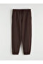 Lcw Kids Brown Crew Neck Nyc Printed Boys' Sweatshirt and Sweatpants - 5