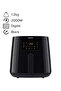 مقلاة هوائية Essential XL سعة 6.2 لتر وقوة 2000 وات HD9270/90/91/70 باللون الأسود