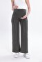 Palazzo Wide-Leg Pregnancy Pants with Striped Details - 5