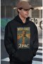 هودي ويست كوست توباك رابر مطبوع للجنسين قصة فضفاضة 2Pac Singer