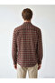 Nevavm Regular Fit Plaid Patterned Men's Shirt with Difference - 8