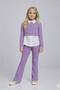 Girl's Shirt Collar Double Full-Fit Suit Set