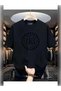 Qubo Unisex Oversize Printed Cotton Crew Neck Short Sleeve Black T-Shirt