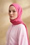 شال منقوش من الليوسل والفسكوز 3354-فوشيا
