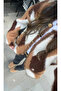 Women's Check Patterned Bearded Stylish Buttoned Soft Knit Lussi Cardigan - 2