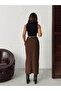 Corduroy Skirt - Brown |   F2033 - 5