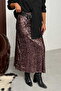 Sequin Skirt - Dark Brown |   F1977 - 4