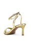 , Women's Heeled Sandals 161996Z609 Gold - 3