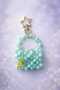 Handmade Glass Bead Mini Bag Keychain – Colorful Design (5X7 cm) - Assorted - 2 Pcs - 4