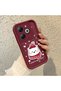 Infinix Smart 8/8 Pro Compatible Winter-Themed Snow Bear Snowflake Patterned Silicone Case