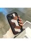 iPhone 14 Compatible, Stylish Silicone Phone Case with Wood Pattern Finish