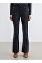 Nevavm Flare Women's Jean Pants with Difference - 2