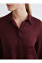 Patterned Oversize Women's Shirt - 4