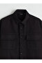 Esvab • Modern & Distinctive Relaxed Fit Men's Gabardine Shirt Jacket - 7