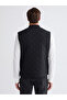Meral Collection Black Standard Fit Men's Vest - 5